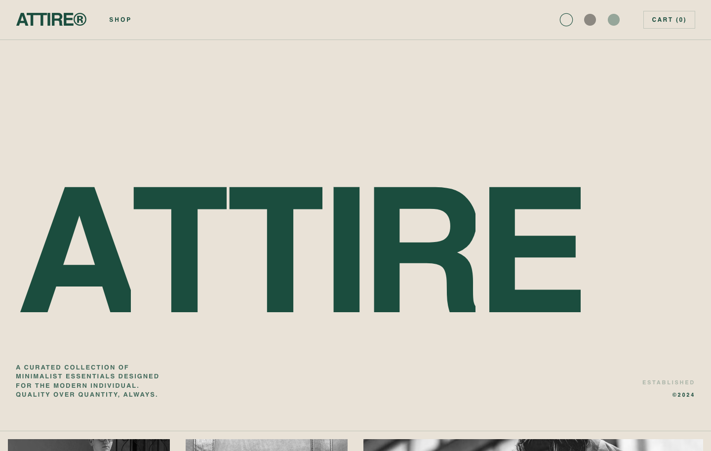 Fashion 2 website template screenshot